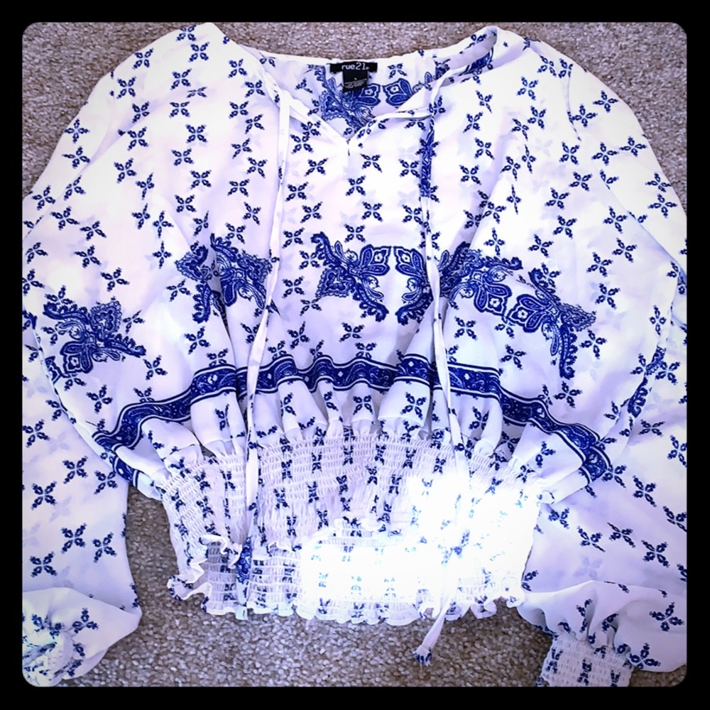 Cropped blouse